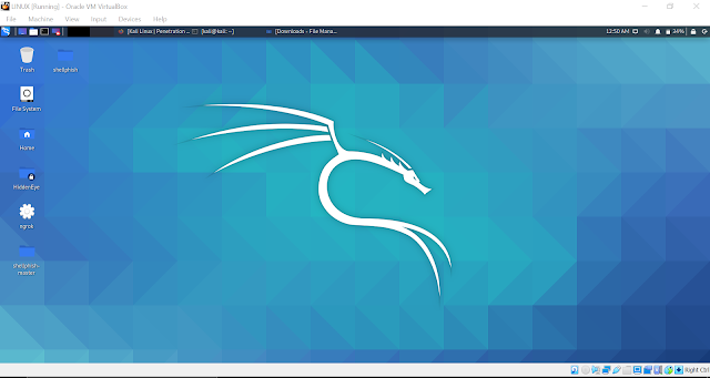 The Kali Linux Phishing Tool
