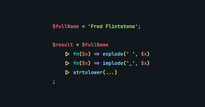 The pipe operator is coming to...