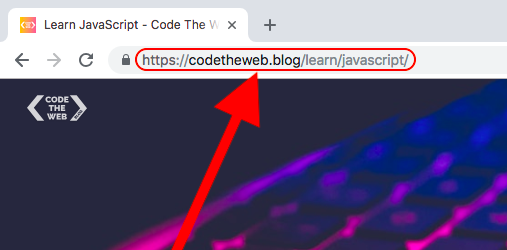 How to interpret URLs with JavaScript...